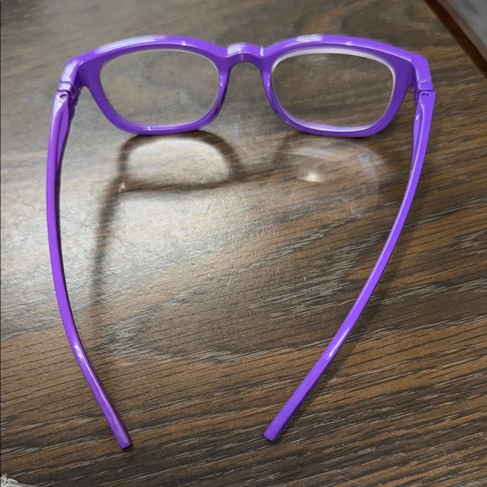 Bunny Eyez Anna-10 Purple Women's Glasses - Readers +3.00 - Picture 3 of 7